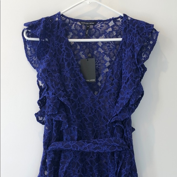 Marissa Webb Blue Lace Dress - Picture 2 of 3